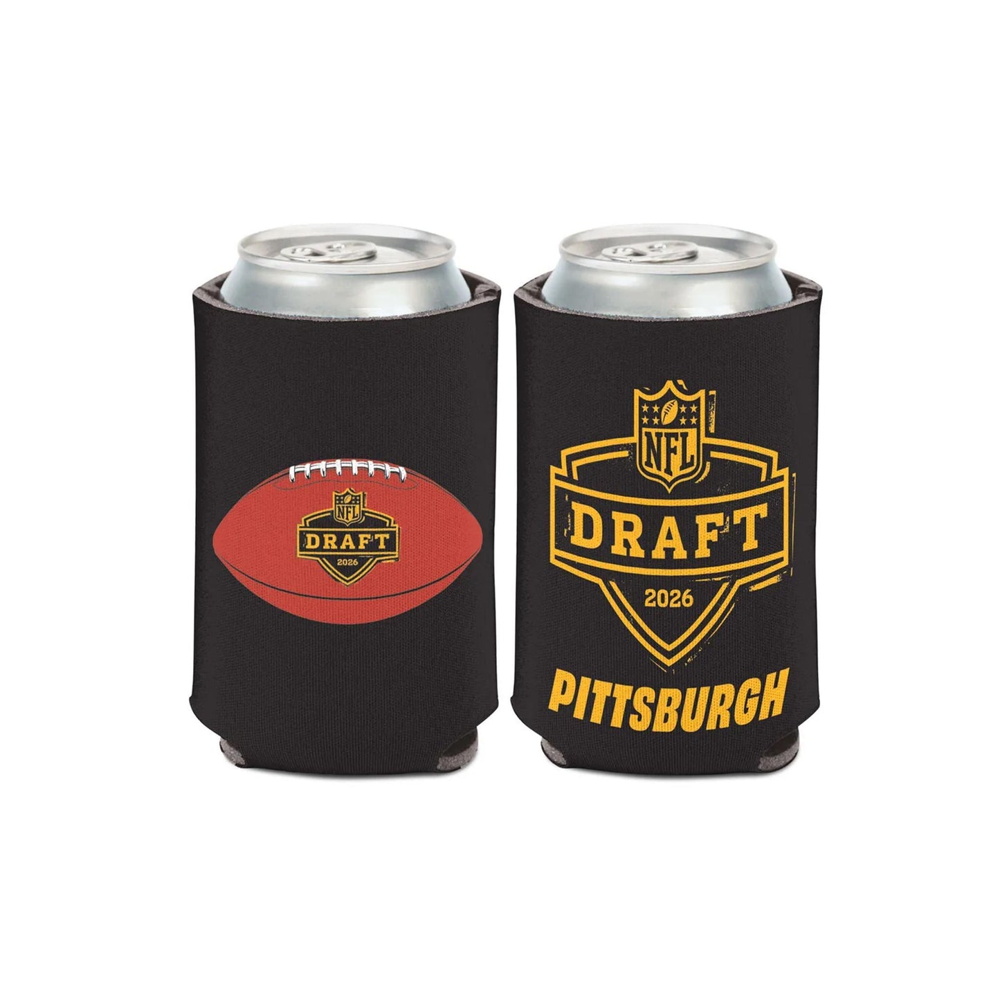 NFL Draft Football Can Cooler 12 oz.