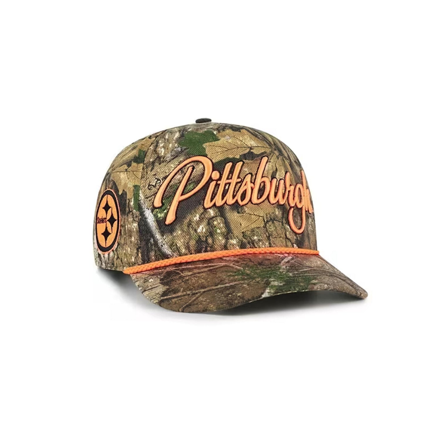 Pittsburgh Steelers Realtree Overhand Hitch Adjustable Hat