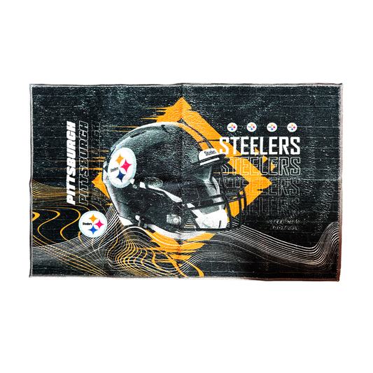 Pittsburgh Steelers 32"x20" Wavelength Washable Rug