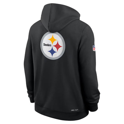 Pittsburgh Steelers Utility Player Sideline Men's Nike Dri-FIT NFL Full-Zip Hoodie