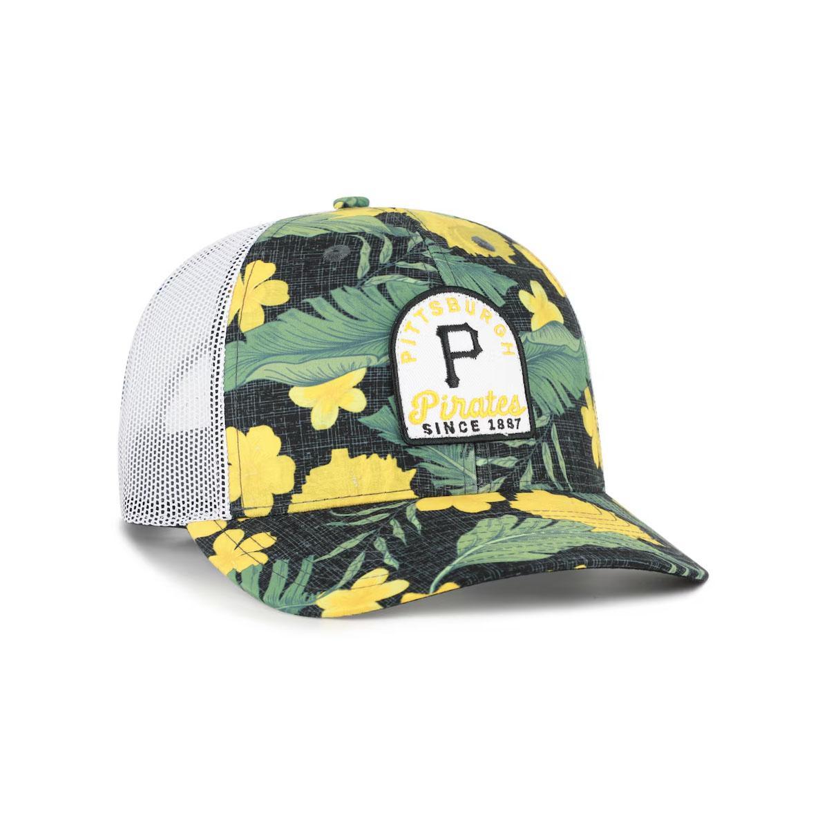 Pittsburgh Pirates '47 Black Beachside Adjustable Trucker Hat