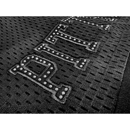 Pittsburgh Steelers Womens Rhinestone Jersey Top