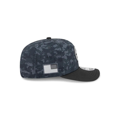 Youth Pittsburgh Steelers New Era Black 2026 Salute To Service 9SEVENTY Adjustable Hat