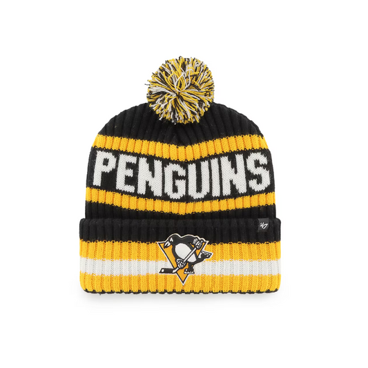 Pittsburgh Penguins '47 Bering Cuffed Knit Pom Beanie