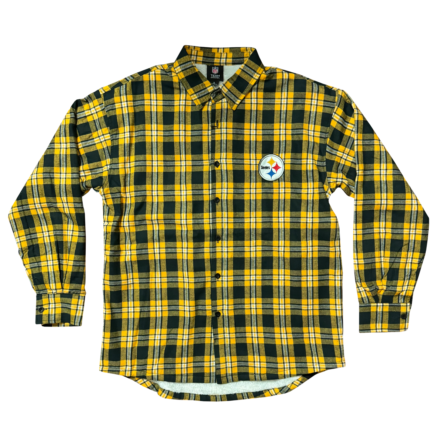 Custom Pittsburgh Steelers Fleece Flannel Top