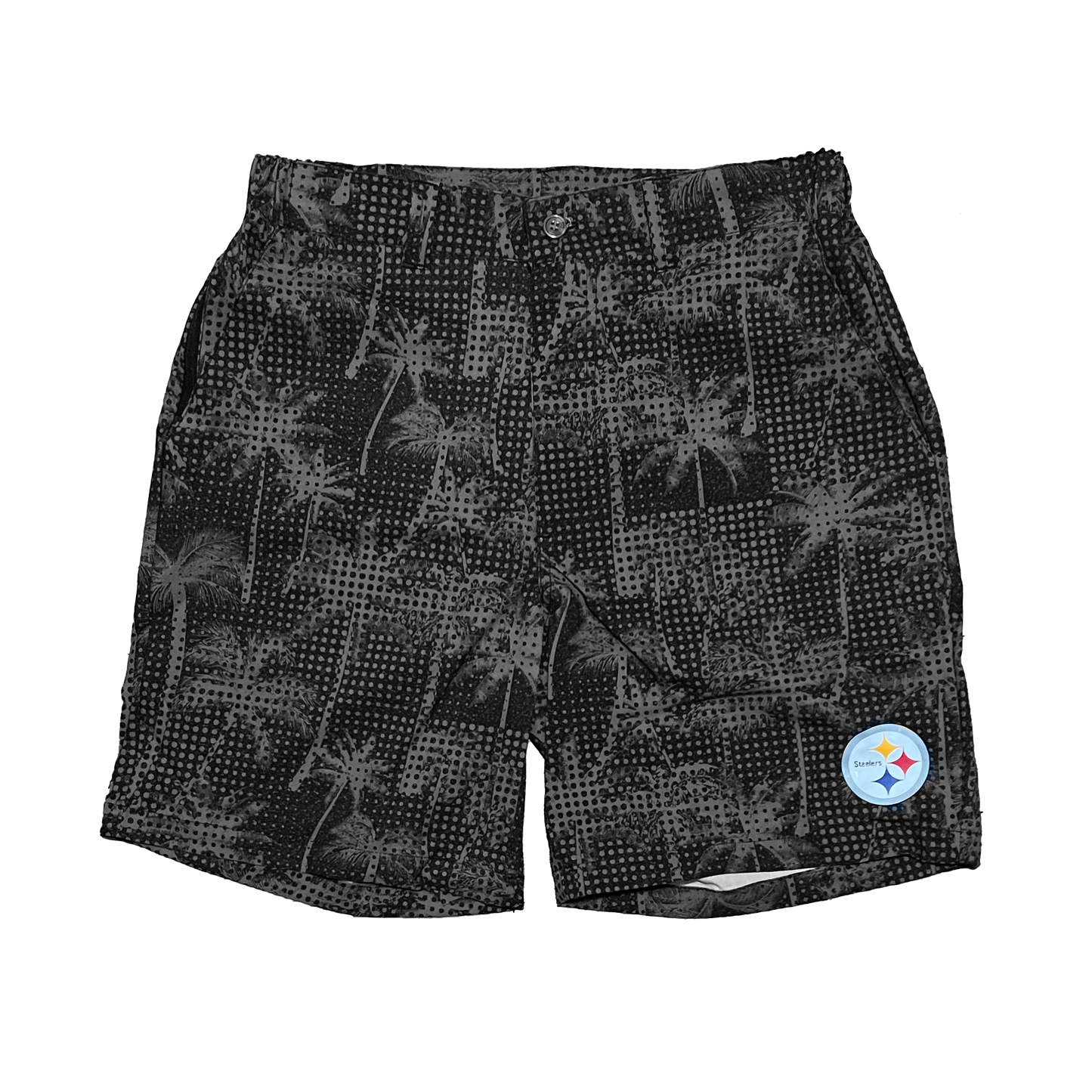 Pittsburgh Steelers Palm Tree Board Shorts