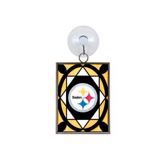 Pittsburgh Steelers Stained Glass Ornament