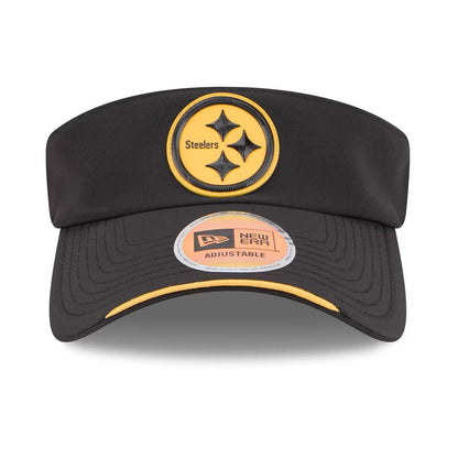 Pittsburgh Steelers New Era 2026 Sideline Adjustable Visor