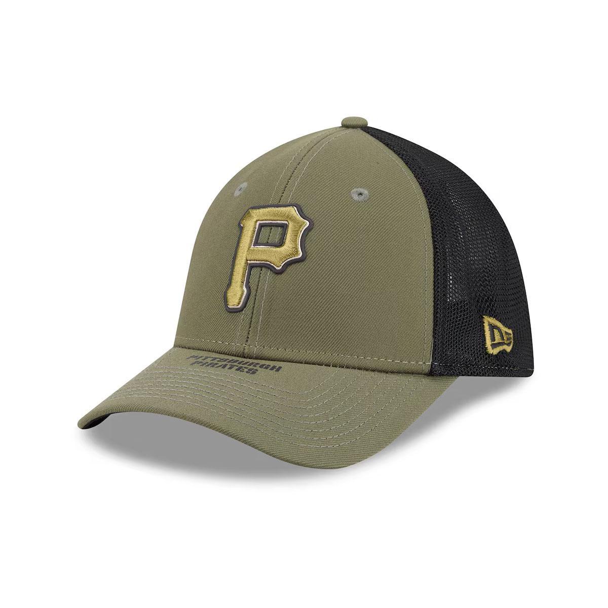 Pittsburgh Pirates New Era 2026 Armed Forces Day 39THIRTY M-Crown Flex Hat