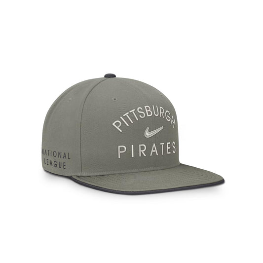 Pittsburgh Pirates Nike Olive Pro Dri-FIT Snapback Hat