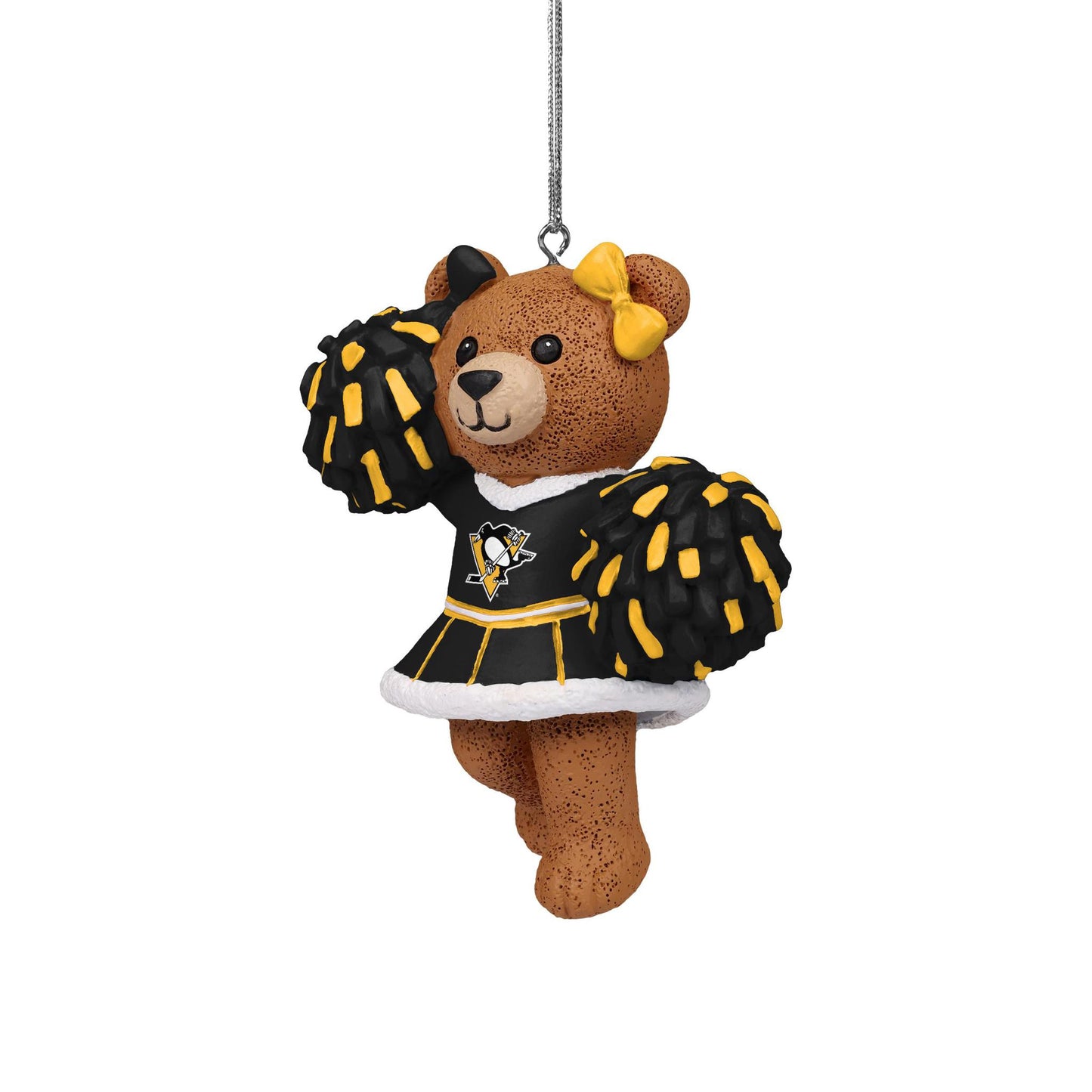 Pittsburgh Penguins Cheerleader Bear Ornament