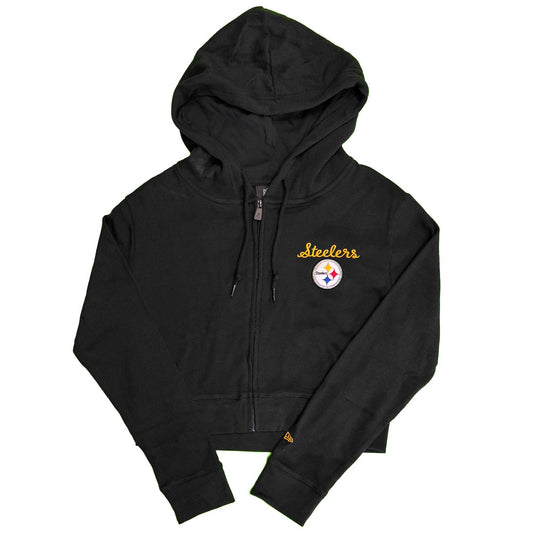 Pittsburgh Steelers Women's New Era Zip Hoodie