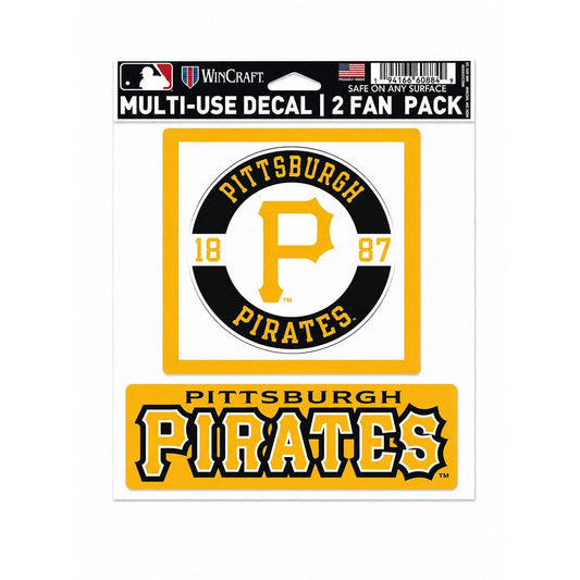 Pittsburgh Pirates Multi-Use Decal 2-Pack