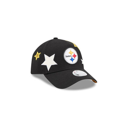 Pittsburgh Steelers New Era Girls Stardom A-Frame 9FORTY Adjustable Hat
