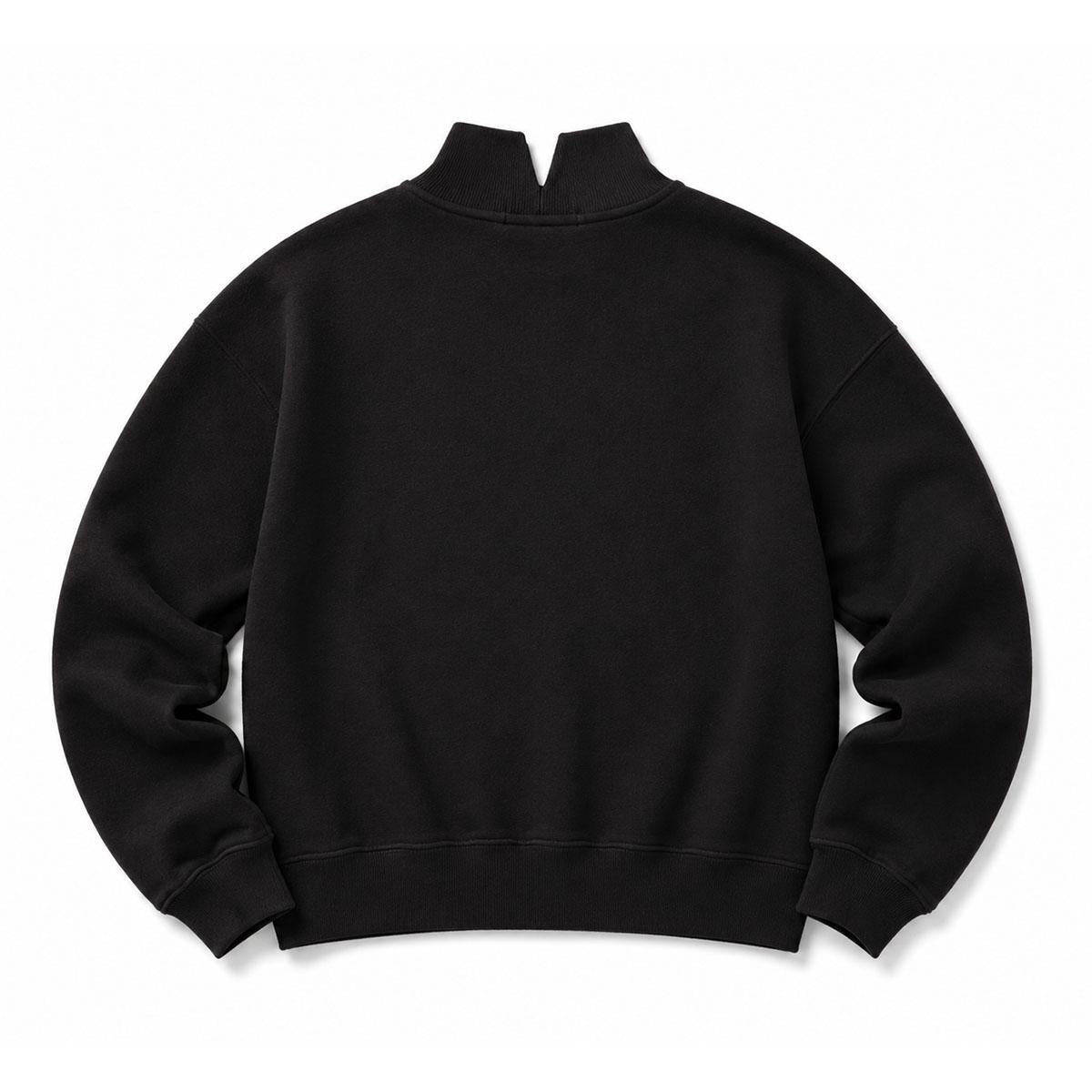 Pittsburgh Steelers Jet Black Vantage ’47 Women's Mock Neck Pullover