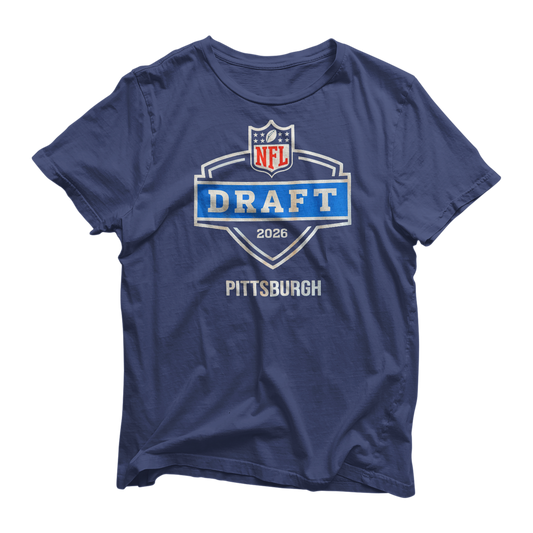 Pittsburgh Steelers Pittsburgh Draft Navy Tee