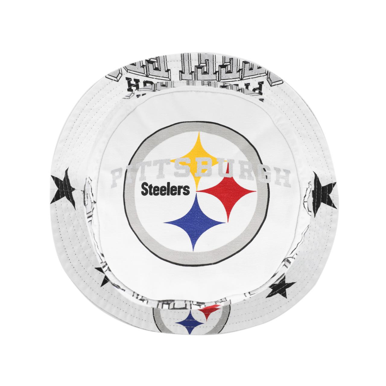 Pittsburgh Steelers '47 White Bucket Hat