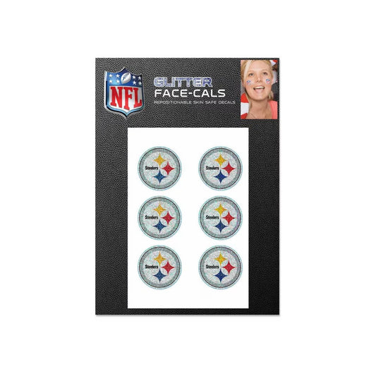 Pittsburgh Steelers 6pk Glitter Tattoo