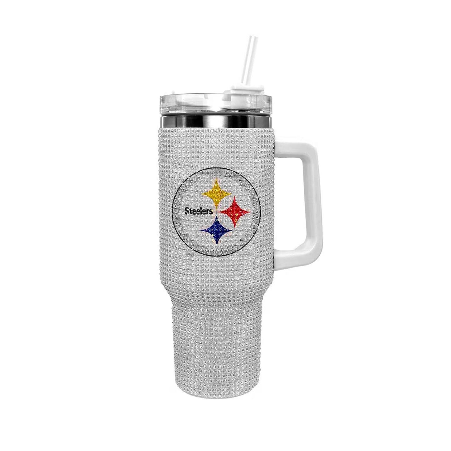 Pittsburgh Steelers Bling 40 oz Stainless Steel Tumbler