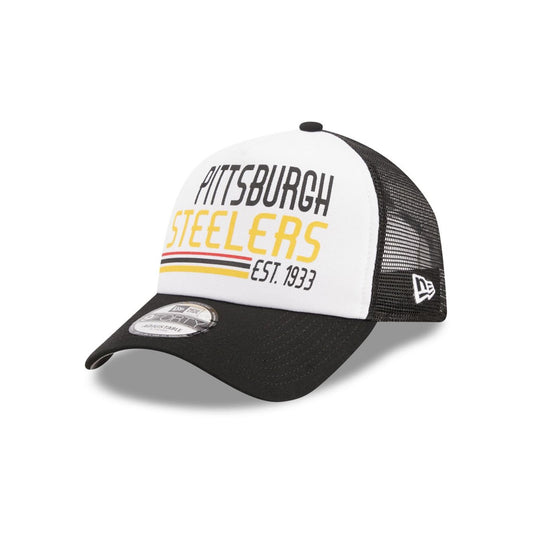 Pittsburgh Steelers New Era 9FORTY Stacked A-Frame Hat