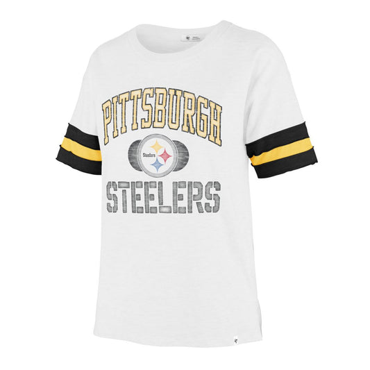 Pittsburgh Steelers Women's '47 Game Play Dani Short Sleeve Tee
