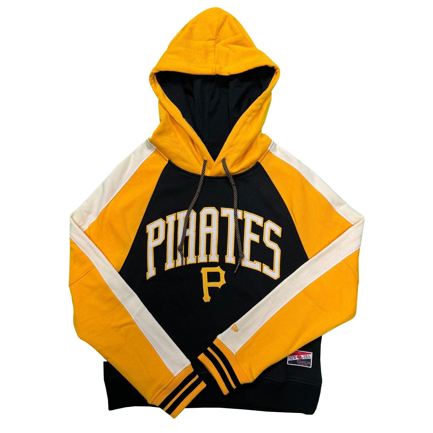 Women's Pittsburgh Pirates New Era Striped Sleeve Pullover