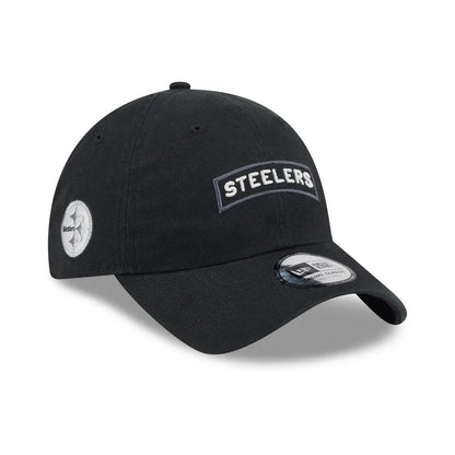 Pittsburgh Steelers New Era Black 2026 Salute To Service Casual Classic Adjustable Hat