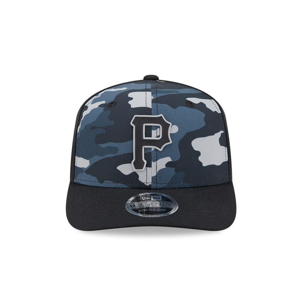 Pittsburgh Pirates New Era Black Tonal Camo 9SEVENTY Stretch-Snap Hat