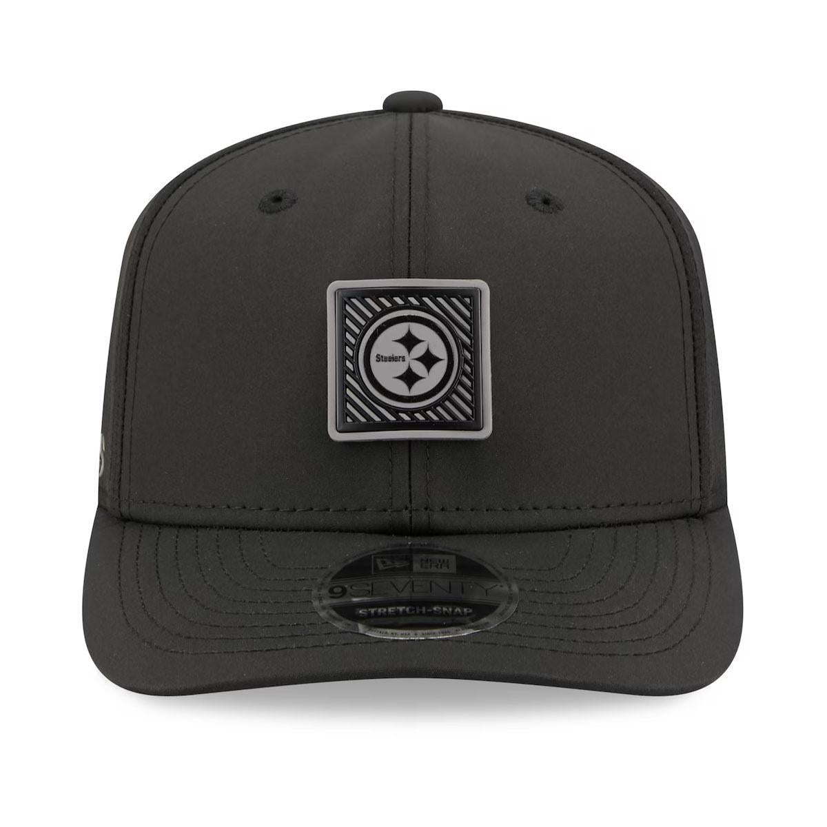 Pittsburgh Steelers 2026 NFL Training Camp 9SEVENTY Black/Charcoal Stretch-Snap Hat