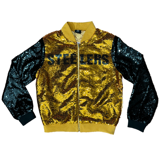 Pittsburgh Steelers Sequin Zip Jacket