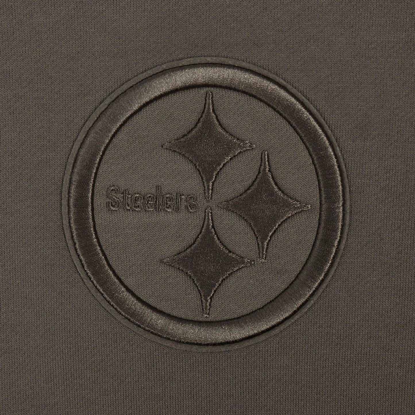 Pittsburgh Steelers Dark Taupe Drop Shoulder Pullover Hoodie