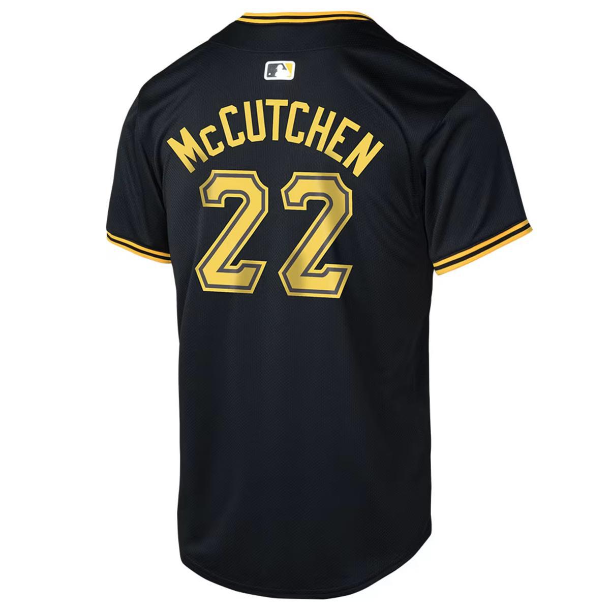 Andrew McCutchen #22 Nike Pittsburgh Pirates Black Alt 2 Limited Jersey