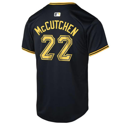 Andrew McCutchen #22 Nike Pittsburgh Pirates Black Alt 2 Limited Jersey