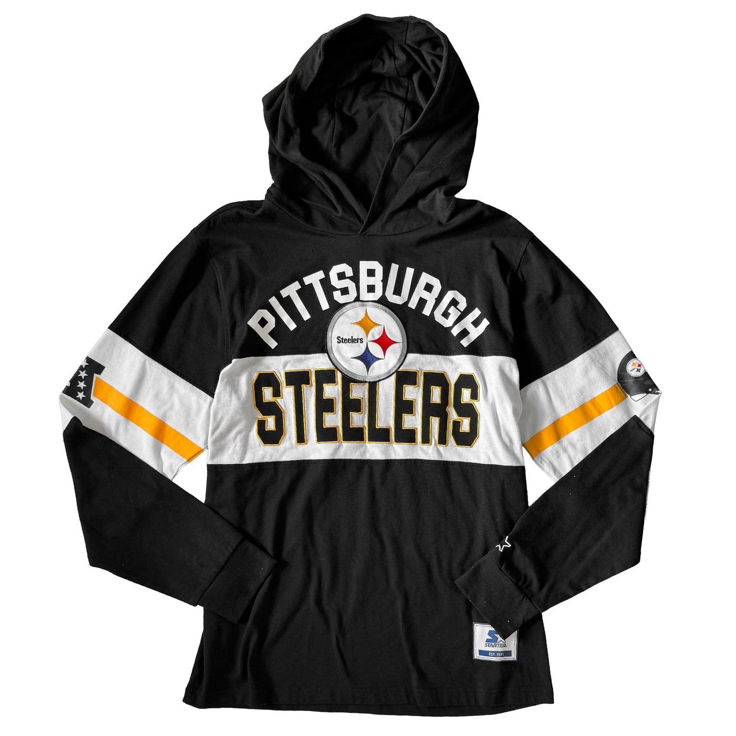 Starter Pittsburgh Steelers Hooded Pullover Long Sleeve
