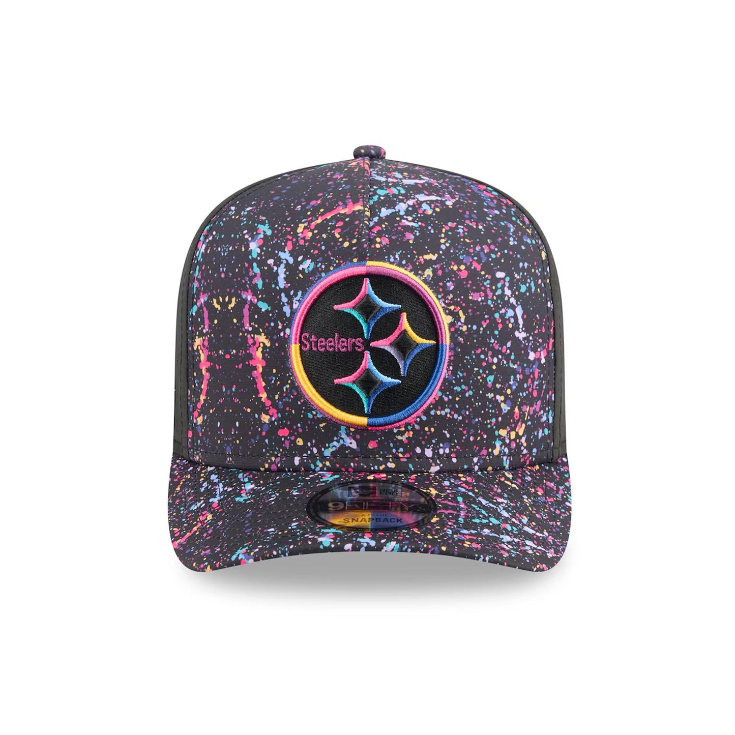 Pittsburgh Steelers New Era 2025 NFL Crucial Catch A-Frame 9FIFTY Snapback Hat