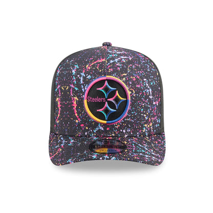 Pittsburgh Steelers New Era 2025 NFL Crucial Catch A-Frame 9FIFTY Snapback Hat