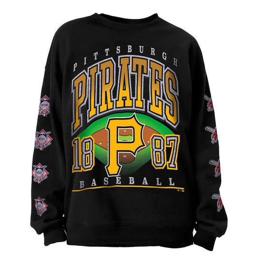 Pittsburgh Pirates Women's Go Big ’47 Oversized Crew