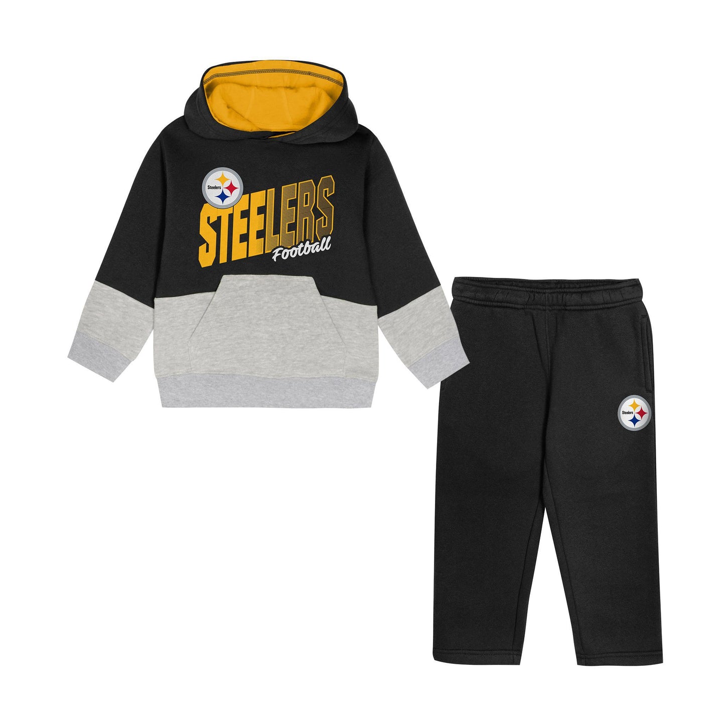 Pittsburgh Steelers Football Toddler 2-Piece Hoodie & Sweatpants