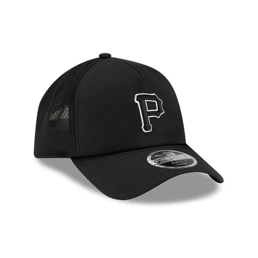 Pittsburgh Pirates Batting Practice Black/White 9FORTY APEX Adjustable Hat