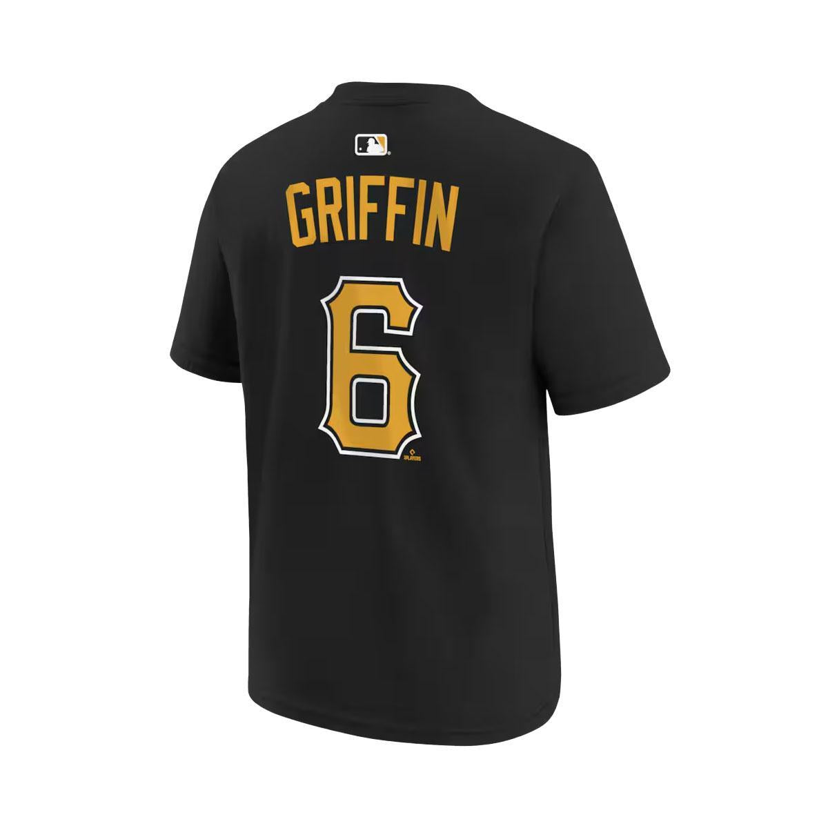 Konnor Griffin #6 Pittsburgh Pirates Nike Youth Home Name & Number Tee