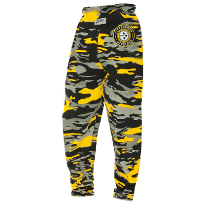Pittsburgh Steelers Zubaz Z88 Embroidered Alt Camo Pants