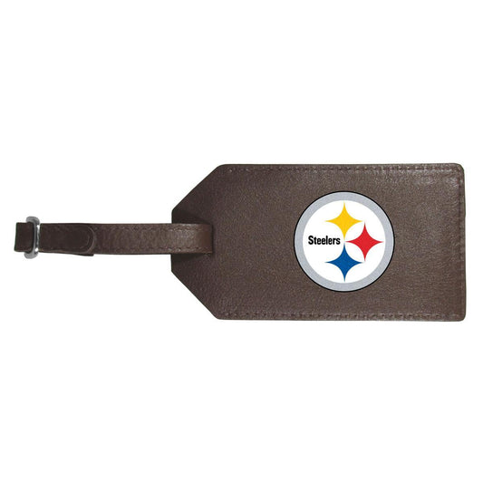 Pittsburgh Steelers Leather Luggage Strap