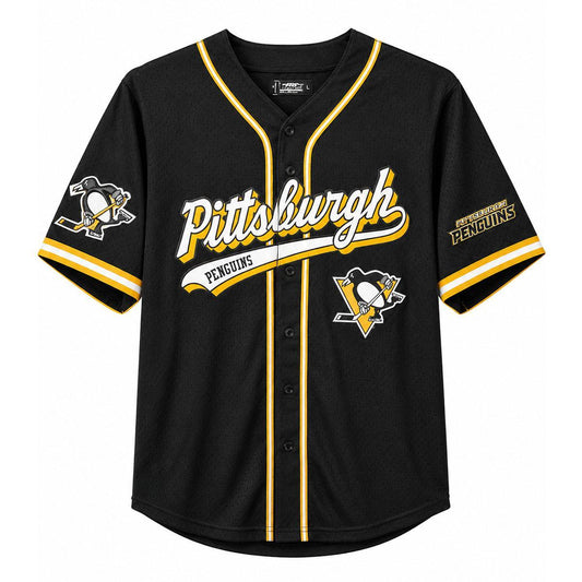 Pittsburgh Penguins Pro Standard Script Button Down Jersey