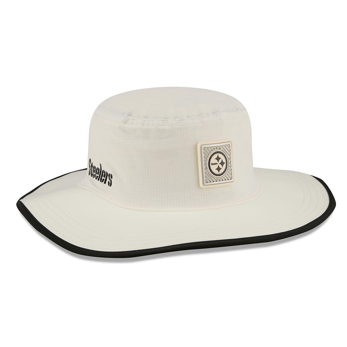 Pittsburgh Steelers 2026 NFL Training Camp Cream/Black Panama Bucket Hat