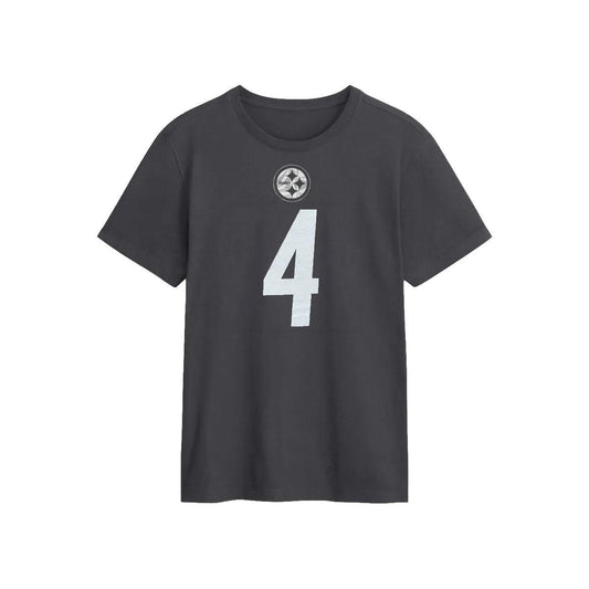 Youth DK Metcalf #4 Pittsburgh Steelers Nike Anthracite Name & Number Tee
