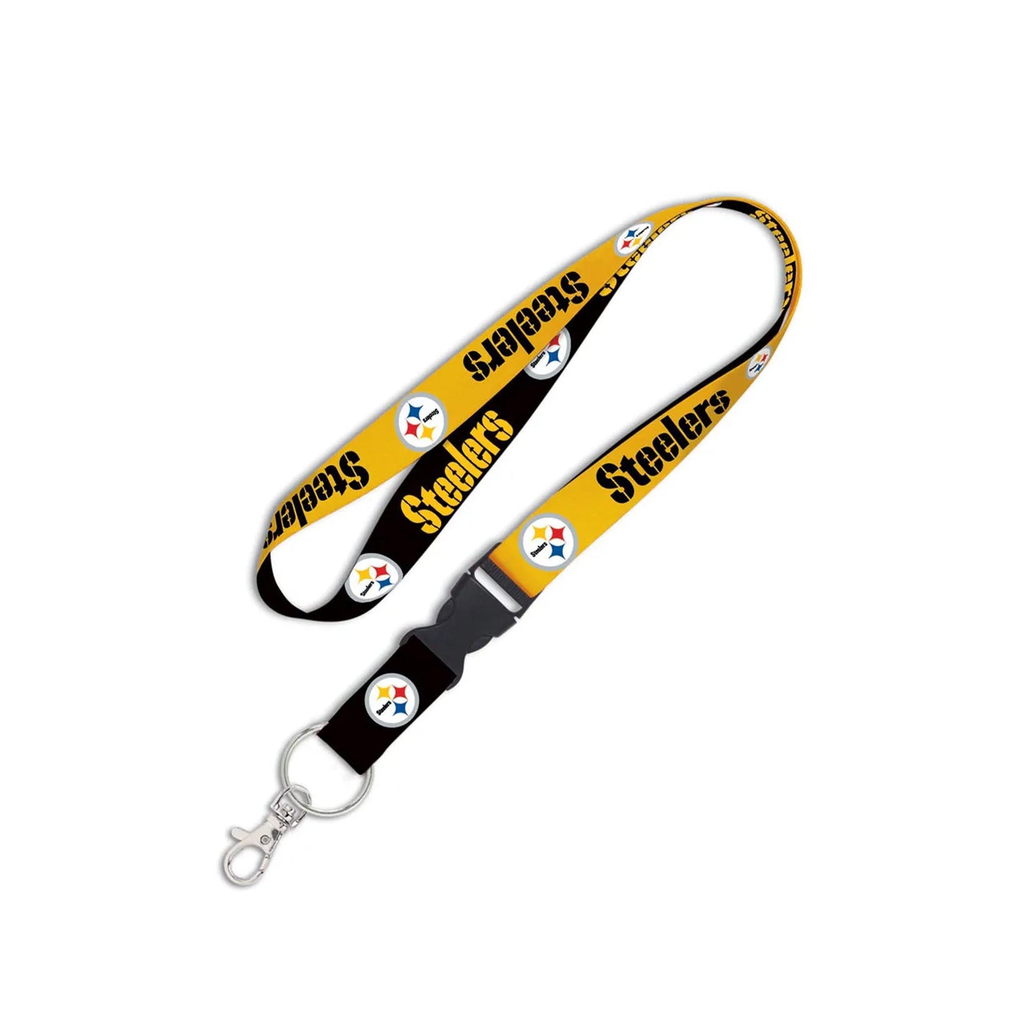 Pittsburgh Steelers Black & Gold Lanyard