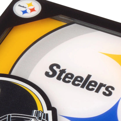 Pittsburgh Steelers 3D Logo Series Coasters Set