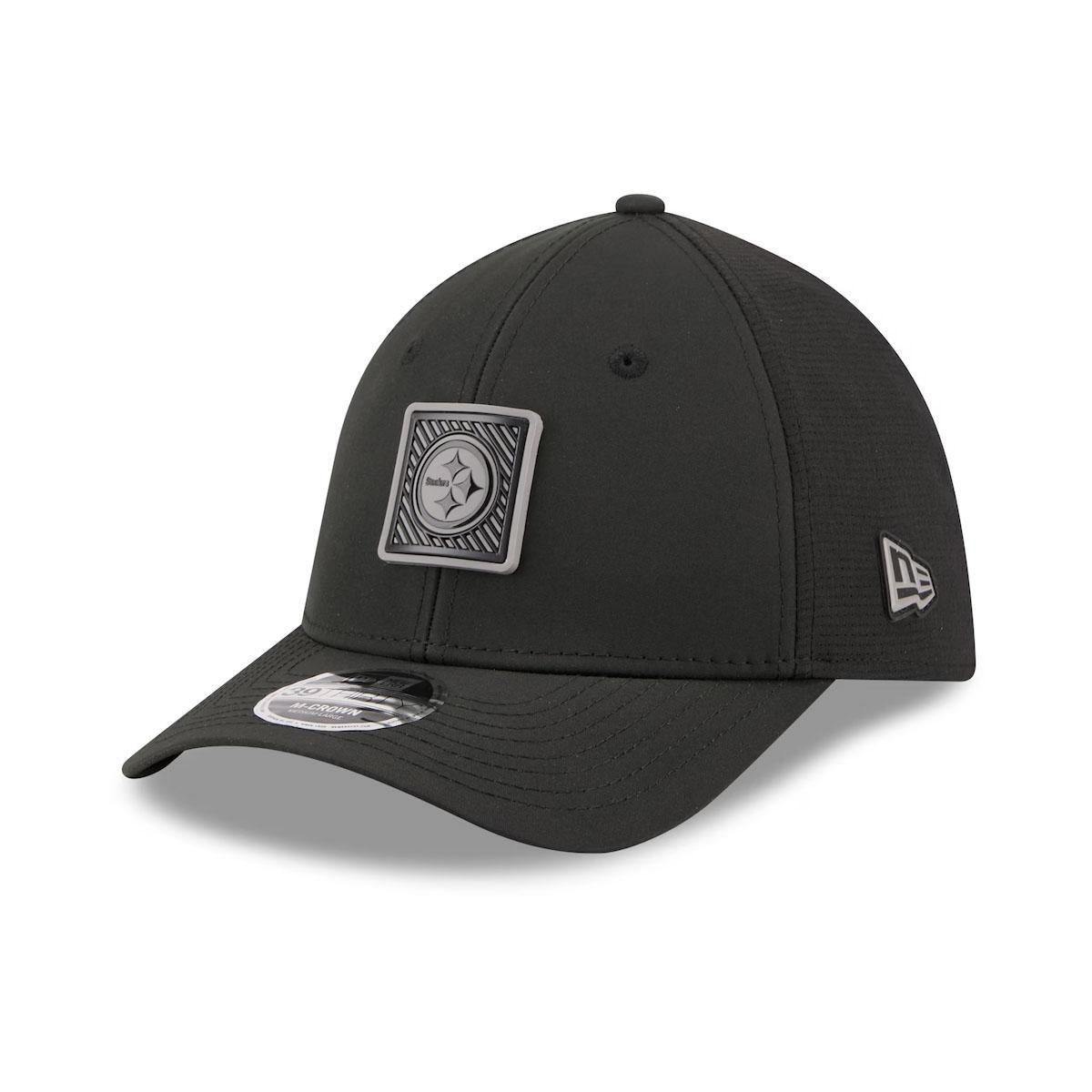 Pittsburgh Steelers 2026 NFL Training Camp 39THIRTY Black/Charcoal M-Crown Hat