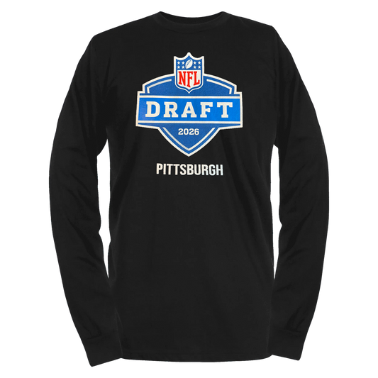 Pittsburgh Steelers Pittsburgh Draft Black Long Sleeve Tee