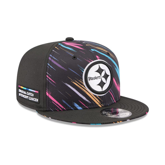 Pittsburgh Steelers New Era Black 2026 NFL Crucial Catch 9FIFTY Snapback Hat